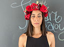 $35 por una Corona de flores naturales al estilo Catrina