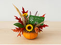 $50 por Arreglo floral de calabaza