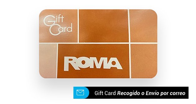 Tiendas Roma - Envío por correo