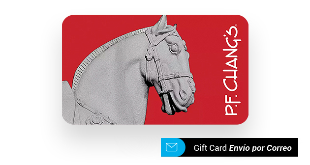 P.F. Chang's - Envío por correo