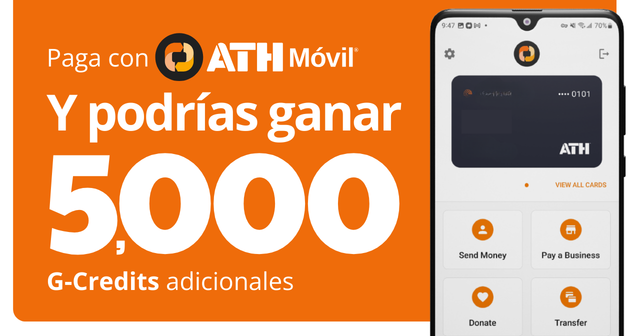 Paga con ATH Móvil y Podrías Ganar