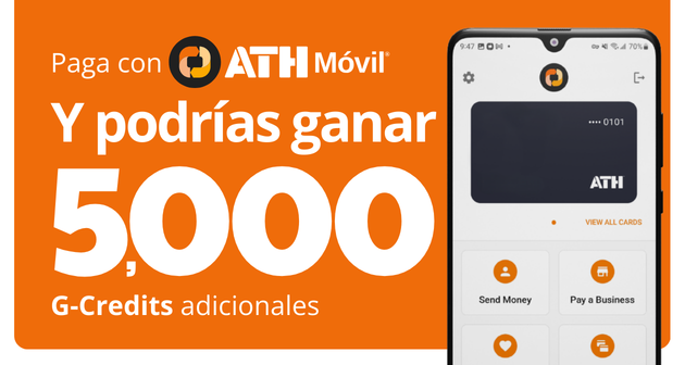 Paga con ATH Móvil y Podrías Ganar