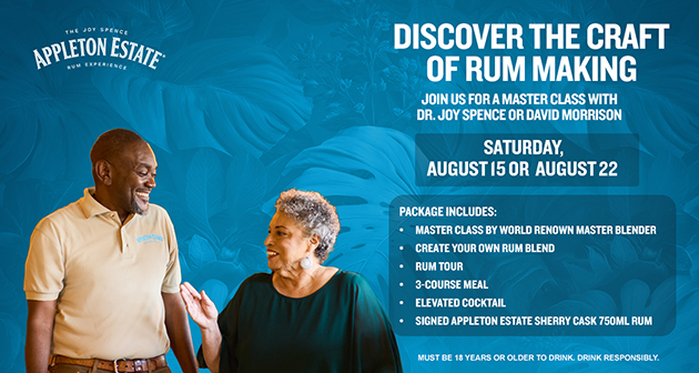 The Joy Spence Appleton Estate Rum Experience - St. Elizabeth